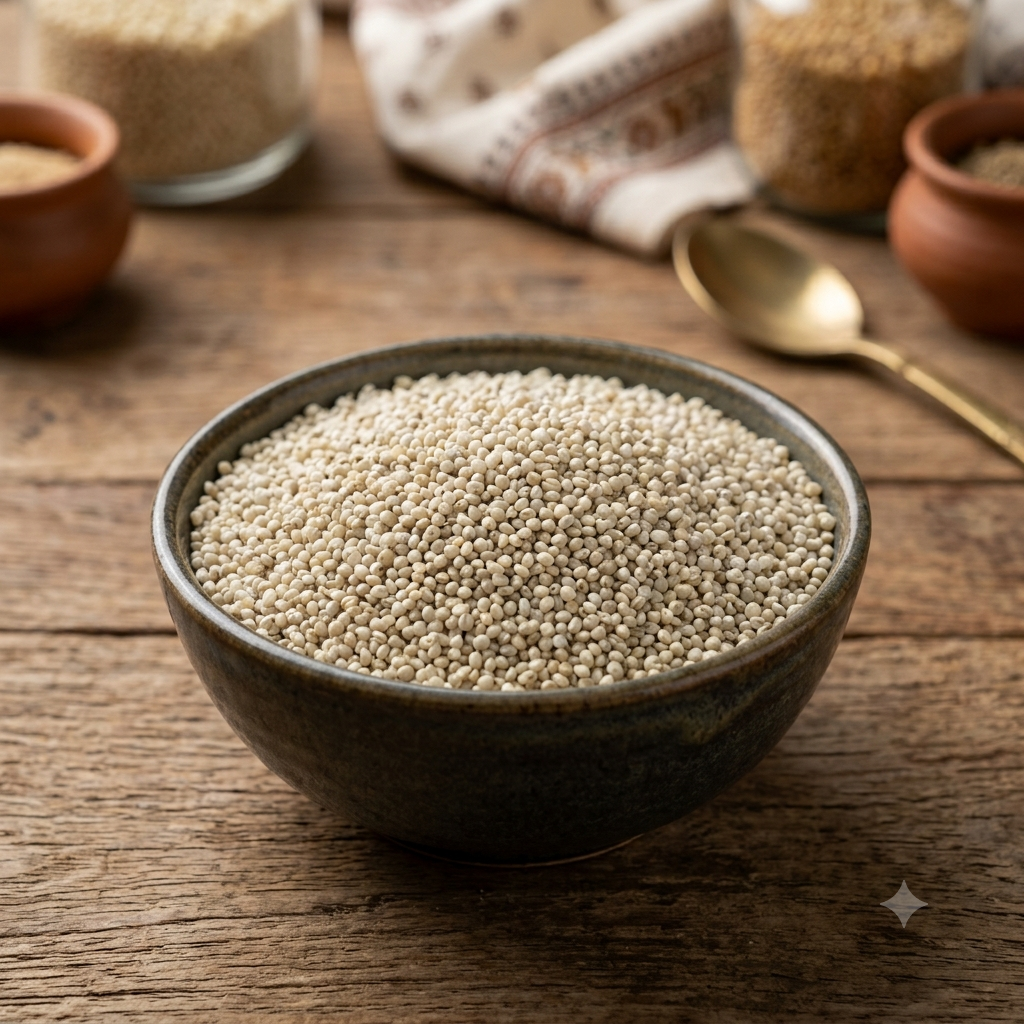 Kuthiraivali Arisi (barnyard millet) grains