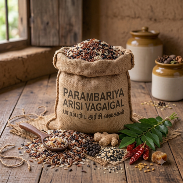 Parambariya arisi vagaigal — traditional rice varieties