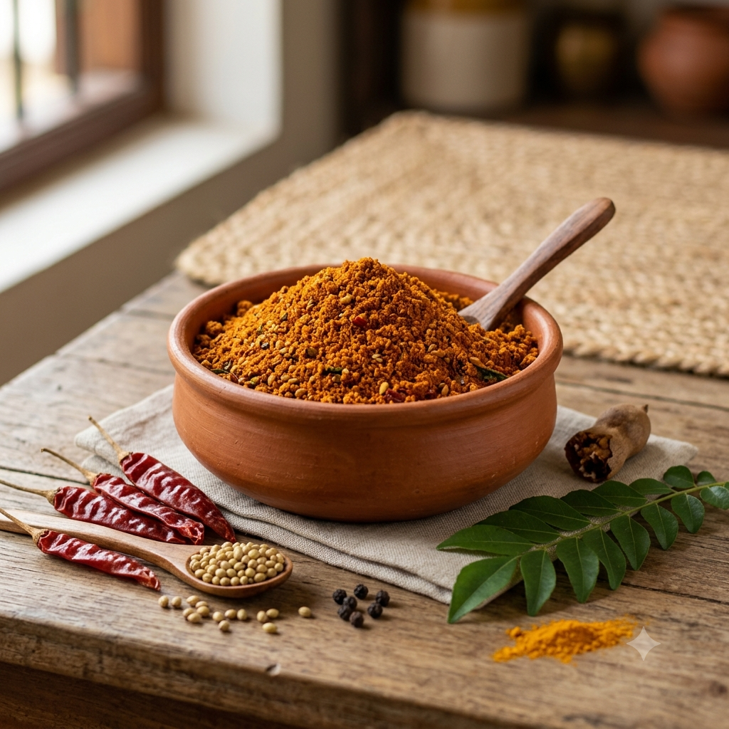 Sambar Podi — traditional Tamil sambar powder