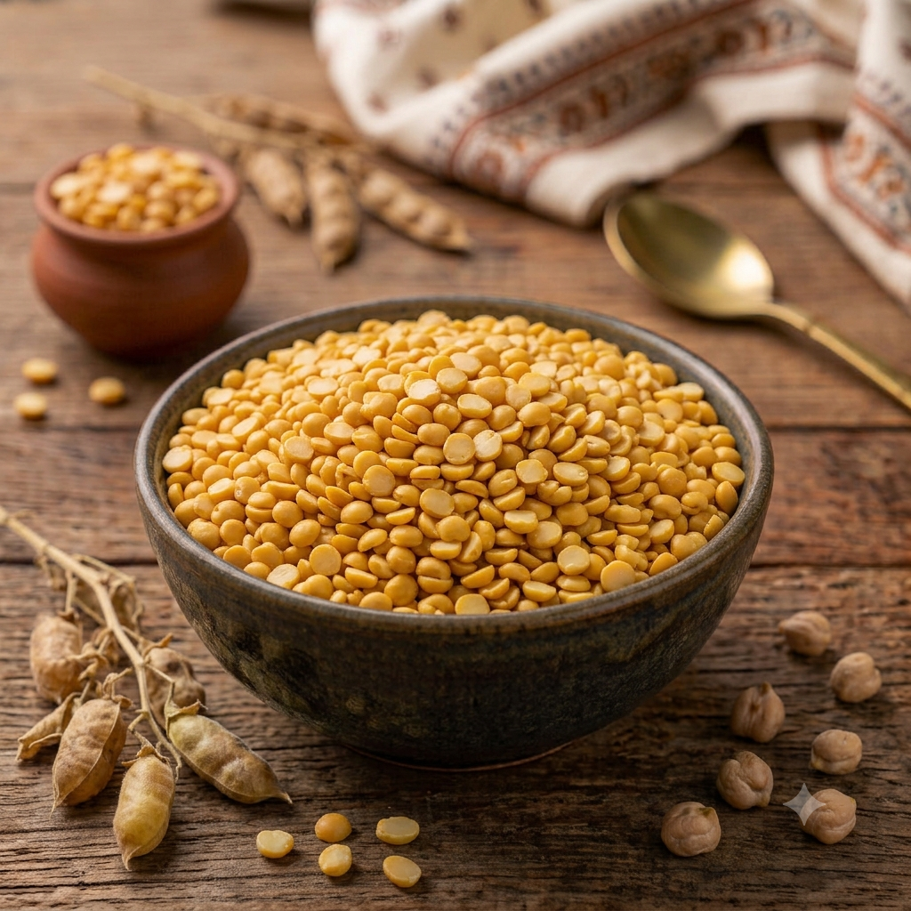 Thuvaram Paruppu — split pigeon peas (toor dal)